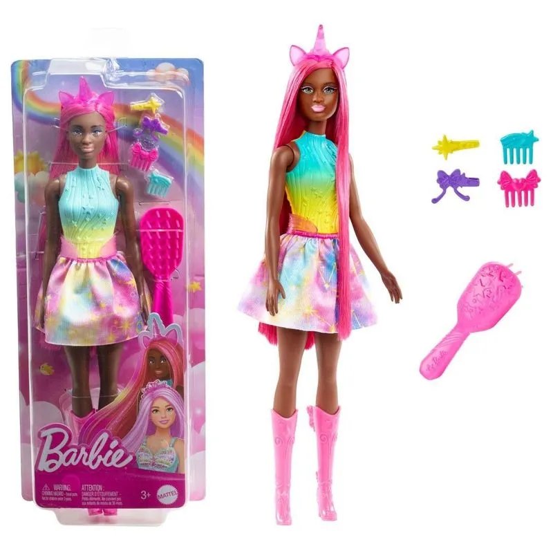 BARBIE FANTASIA BONECA CABELO LONGO DO SONH0 HRP99
